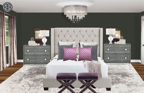 Contemporary Modern Glam Preppy Room Design By Havenly Interior