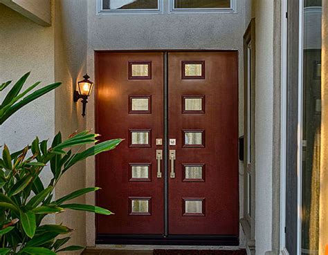 Porte d'entrée aluminium grise bâton maréchal poussant gauche h.215 x l.10,6 cm malaga premium. Prix d'une Porte d'entrée double battant - Budget-Maison.com