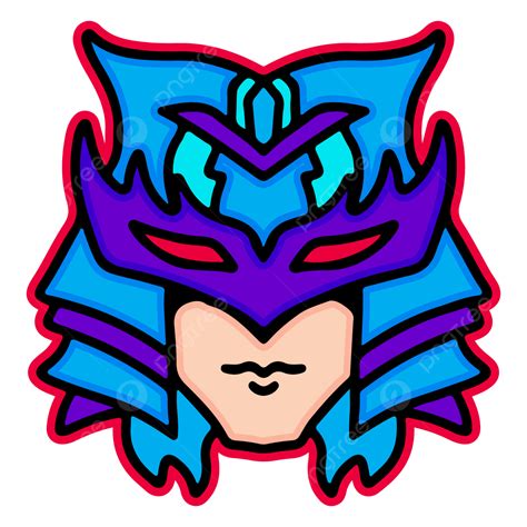 Warrior In Mask Mascot Logo For Esport Team Warrior Mask Man Png And