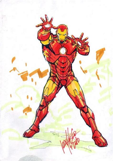 Originalcomicbookart Iron Man By Carlos Pacheco Comic