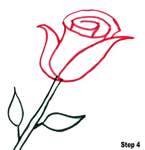 The flower has many elements that make it stand out, with a thorn stem, different leaves and so on. How to Draw Roses for Kids - ClipArt Best - ClipArt Best