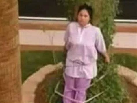 Saudi Boss Punishes Filipino Maid By Tying Her To A Tree For Keeping