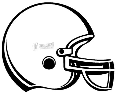 Helmet Stencils Clipart Best
