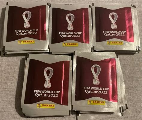 Panini Fifa World Cup Qatar 2022 Official Stickers 80 Packets Sealed £