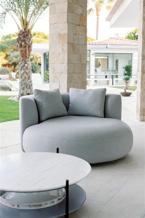 Modern Twins Sofa Outdoors Sunbrella Fabric Handmade By Greenapple For Sale At 1stdibs
