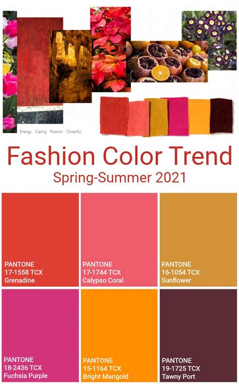 2021 fashion color palette spring summer 2021 color trends. Lenzing Fashion Color Trend Spring-Summer 2021 #fashion # ...