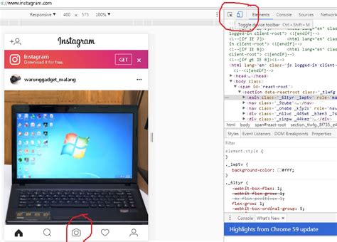 Langkahnya mudah dan cukup pakai browser yang ada di pc atau laptop. Cara Upload Foto di Instagram Dari PC - laptop dengan ...