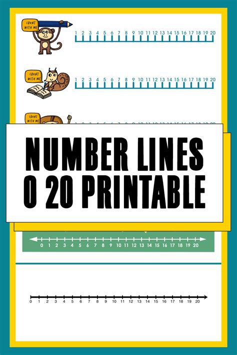 Printable Blank Number Lines