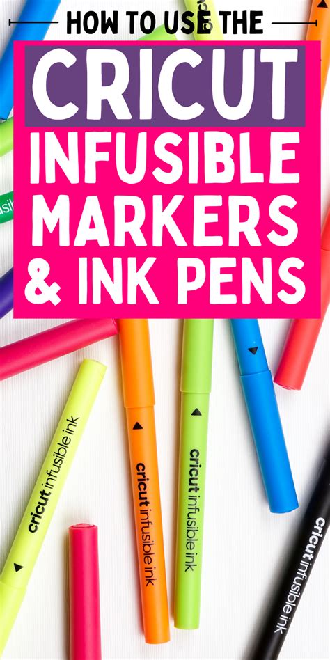 How To Use The Cricut Infusible Ink Pens And Markers How To Use Cricut