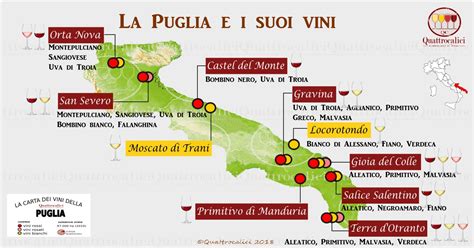 Puglia Wine Region Map