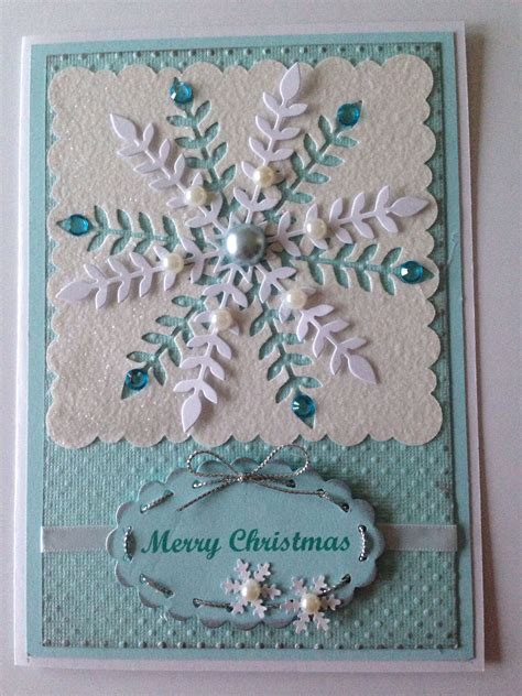 Snowflake Card Snowflake Cards Cards Handmade Christmas Cards