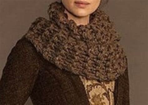 Claires Outlander Cowl Handknit By Me In A Super Bulky Etsy