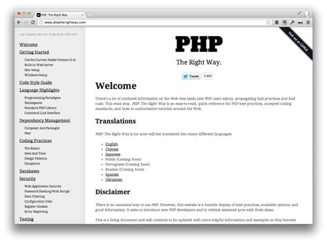 Writing Php The Right Way Tom Mcfarlin