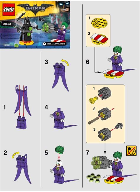 30523 The Joker Battle Training Lego Instructions And Catalogs Library