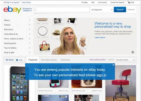 Introducing The New Ebay Homepage Ebay Stories