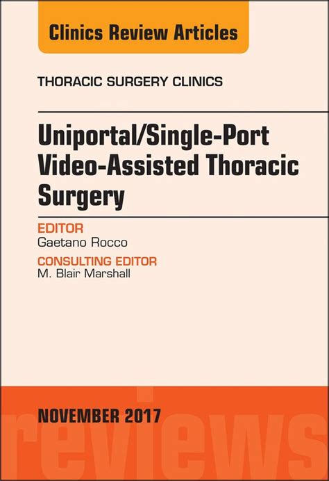 Uniportalsingle Port Video Assisted Thoracic Surgery An Issue Of