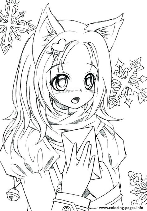 Cute Girl Anime Coloring Pages Free Printable New Clip Arts Chibi