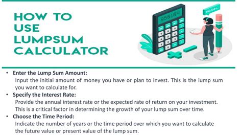 Ppt How To Use Lump Sump Calculator Powerpoint Presentation Free