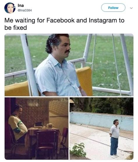 facebook and instagram shutdown memes fun