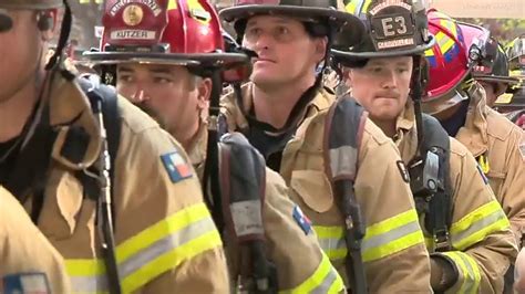 First Responders Climb Tower Of Americas On 911 To Pay Tribute To