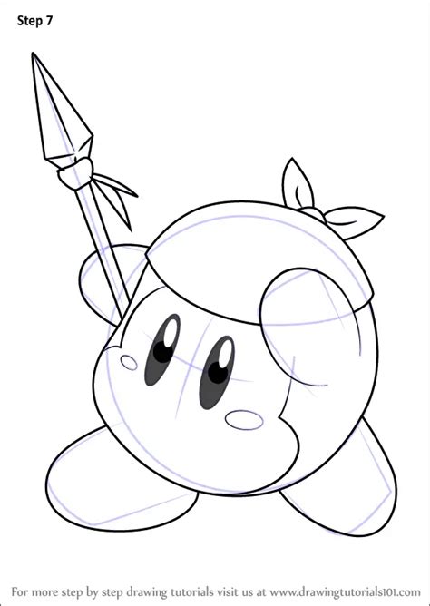 How To Draw Bandana Waddle Dee From Kirby Kirby Step By Step