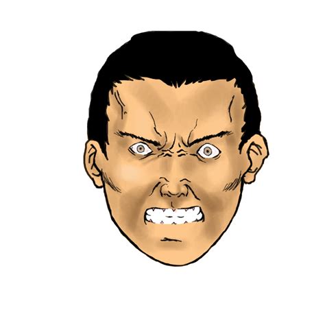 Angry Face Cartoon - Cliparts.co