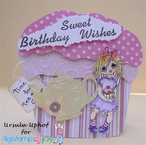 Cupcake Cindyimage From Digistamps4joy Birthday Wishes I Card Cards