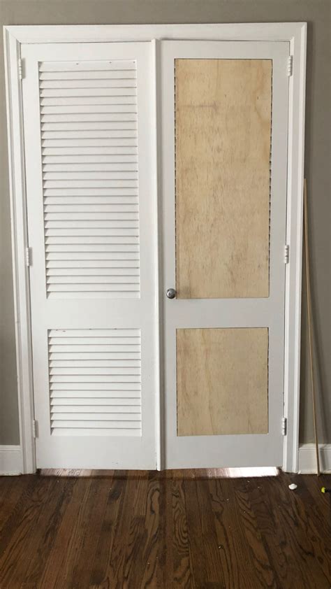 How We Updated Our Louvered Doors For Under 100 Louvered Door Ideas