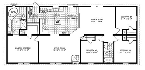 4 bedroom floor plans with roomsketcher, it's easy to create beautiful 4 bedroom floor plans. 1600 to 1799 Sq Ft Manufactured Home Floor Plans