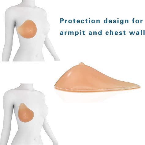 ecoup a d cup 0 57 1 32lb piece silicone breast forms women mastectomy prosthesis at amazon