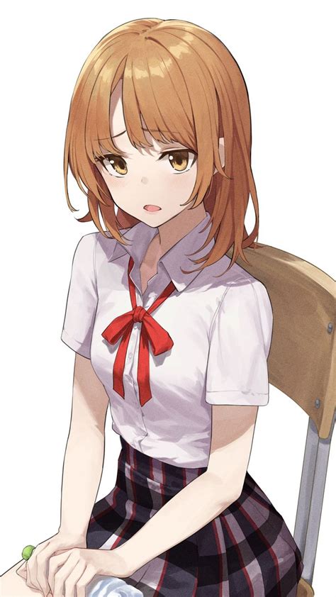 A Drawing Of An Anime School Uniform