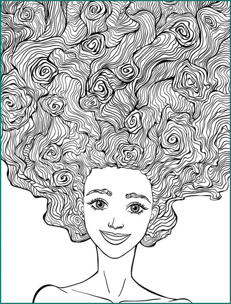 Amazing Hair Coloring Page Hair Coloring Tutorial By Marimari999 On
