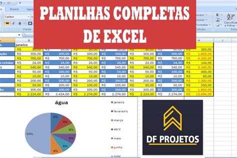 Planilhas Do Excel Completas Df Projetos