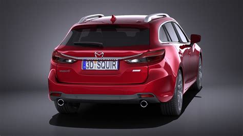 Mazda 6 Wagon 2016 Vray
