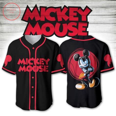 Mickey Mouse Disney Baseball Jersey Baseball Jerseys Mickey Mouse