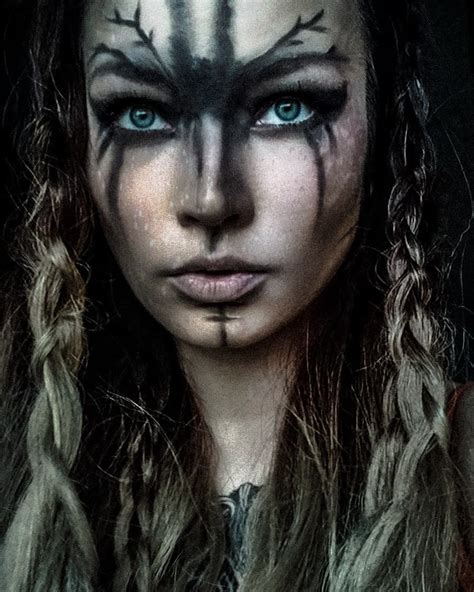 Pin By Belesia B On Lookbook Viking Makeup Warrior Makeup Viking