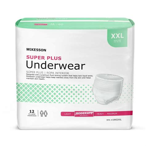 Mckesson Super Plus Pull On Underwear Moderate Absorbency 2x Large