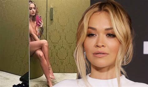 Rita Ora Leaves Fans Gobsmacked As She Strips Completely Nude For Daring Mirror Selfie