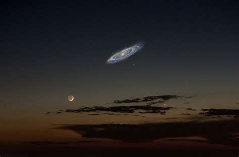 Photograph Taken Without A Telescope Shows Andromeda Galaxy Next To