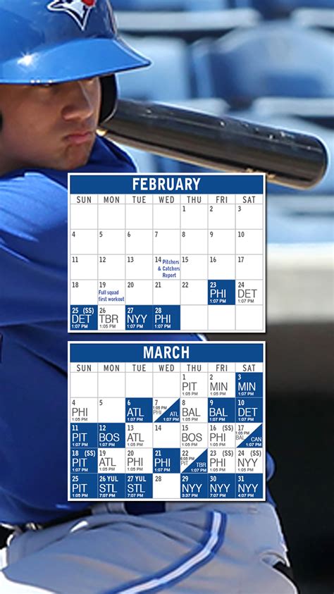 Blue Jays 2018 Spring Training Schedule Wallpaper Rtorontobluejays