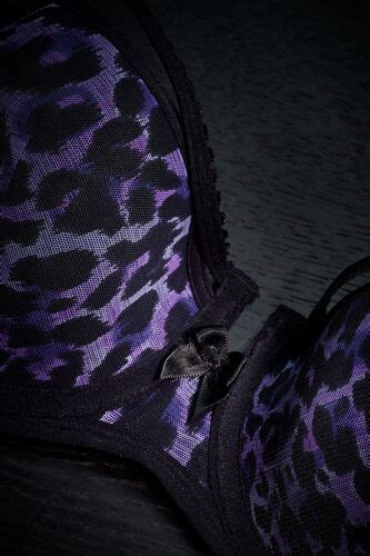 Peekaboo Black Purple Leopard Lingerie Marlies Dekkers Awaken Your