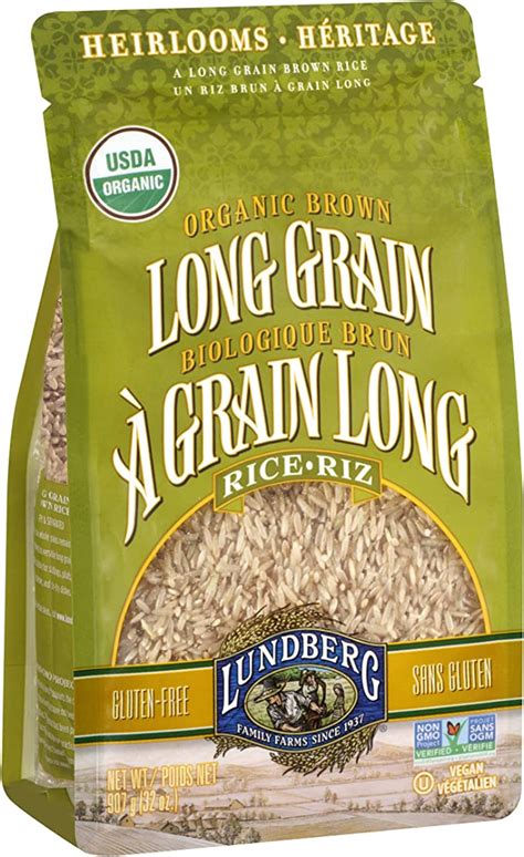 Lundberg Organi Organic Long Grain Brown Rice 907 Gm Amazonca