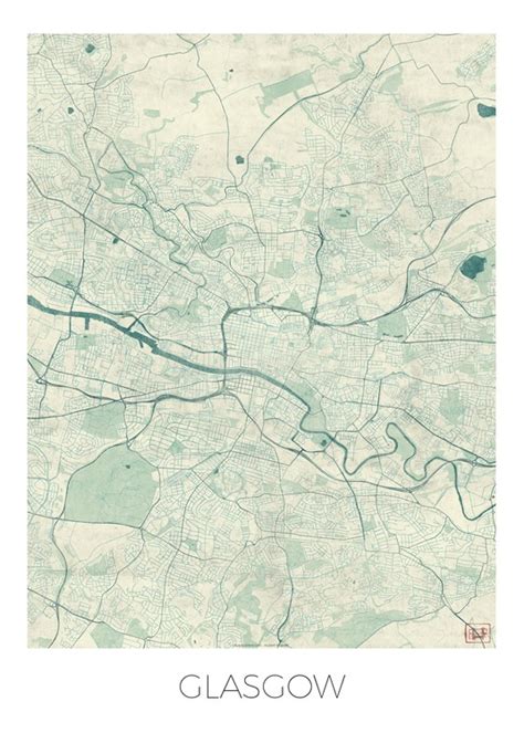 Mapa De Glasgow Mapas De Ciudades Y Mapas Mundiales Para Tu Pared