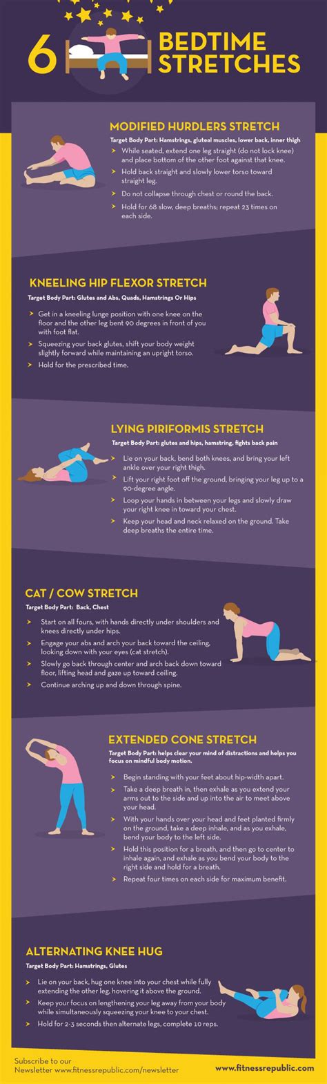 Stretches for pain relief that improves your health and sleep