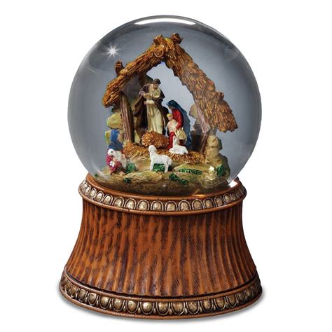 Nativity Scene Snow Globes Christmas Wikii