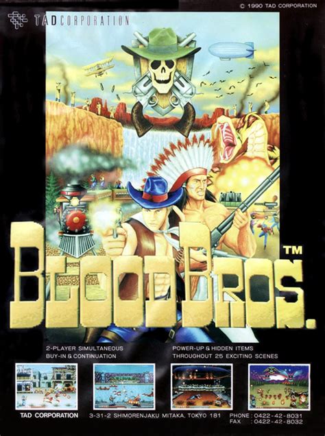 Blood Bros Us Arcade Game Rom Iso Free Roms Isos Download For Wii