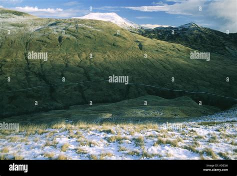View To Ben Ledi Glen Finglas Scotland Uk Stock Photo Alamy