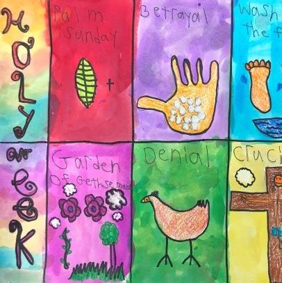 March 28, 2021 festival arts. Holy Week Art Project for Lent for kids - Leah Newton Art