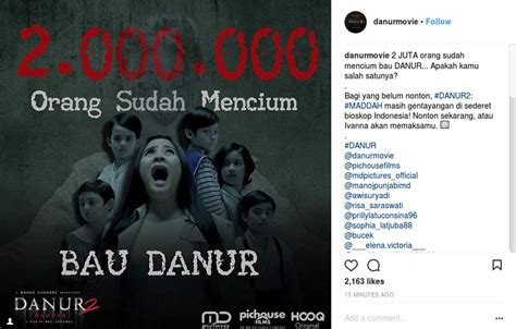 Danur 2 Maddah Raih 2 Juta Penonton Film Indonesia Terlaris Kedua