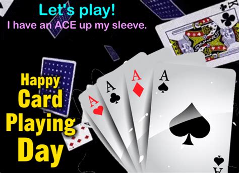 Lets Play Cards Free Card Playing Day Ecards Greeting Cards 123